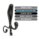PERFORMANCE PROSTATE MASSAGER 5" BLACK