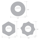 BLUE LINE NUTS & BOLTS 3CT C*CK RINGS