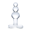 GLAS BEADED ANAL PLUG 4"