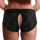 STRAP U LACE CROTCHLESS PANTY STRAPON HARNESS L/XL