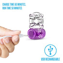 PLAY WITH ME PLEASURE RING PURPLE