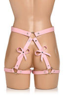 STRICT BDSM BOWS HARNESS PINK XL/XXL