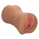 STROKE IT DUAL ENTRY P*SSY & ASS BROWN