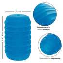 POP SOCK RIBBED BLUE