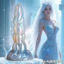 MAJESTIC CREATURE C*CKS CRYSTAS GLIMMERING GLACIAR 6.8"