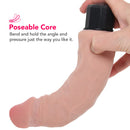AU NATUREL BIG EASY VIBRATING 9" DILDO BEIGE