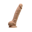 ADRIAN LASTIC CNEX MODEL 1 8" VIBRATING DILDO WHITE