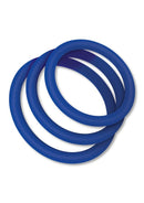 ZOLO STRETCHY SILICONE C*CK RING 3PK