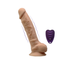 ADRIAN LASTIC CNEX MODEL 1 8" VIBRATING DILDO WHITE