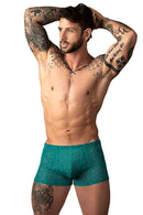 RIPPLE POUCH SHORT TEAL LARGE
