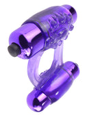 FANTASY DUO SUPER RING VIBRATING C*CK RING PURPLE