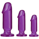 CRYSTAL JELLIES ANAL STARTER SET PURPLE